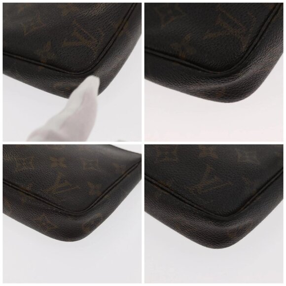 LOUIS VUITTON Monogram Pochette Accessoires Pouch M51980 LV Auth 145463 - Picture 14 of 16